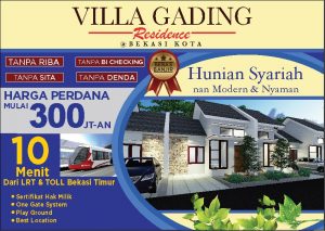Villa Gading Residence Perumahan di Mustika Jaya Bekasi Timur