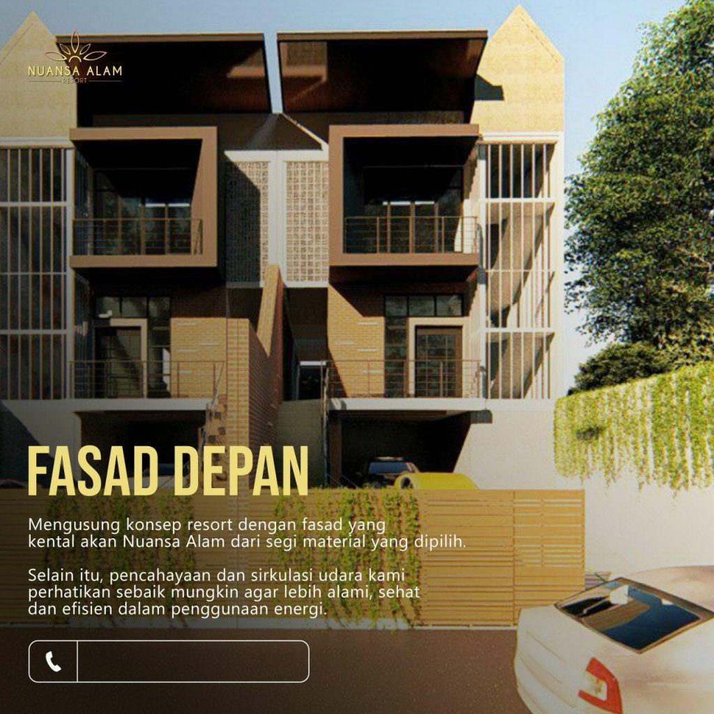 Desain Halaman Rumah Nuansa Alam Di Bogor