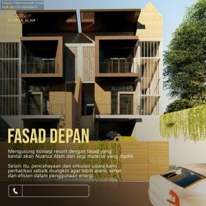 Rumah Villa 3 Lantai di Nuansa Alam Resort Setiabudi bandung
