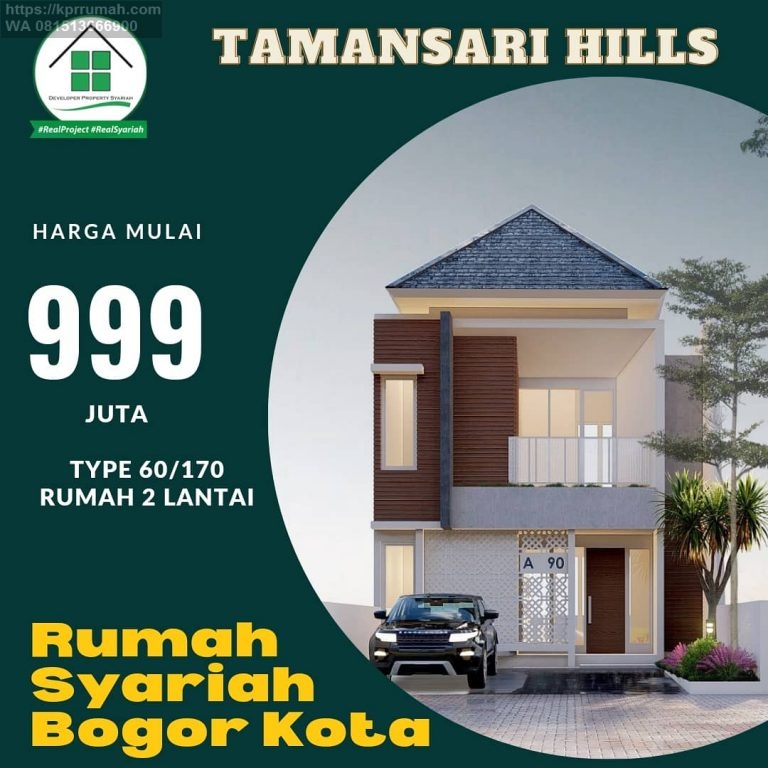 Jual rumah di yasmin bogor