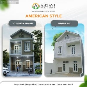 Rumah di Pondok Gede Ahzavi dengan 5 Desain Pilihan